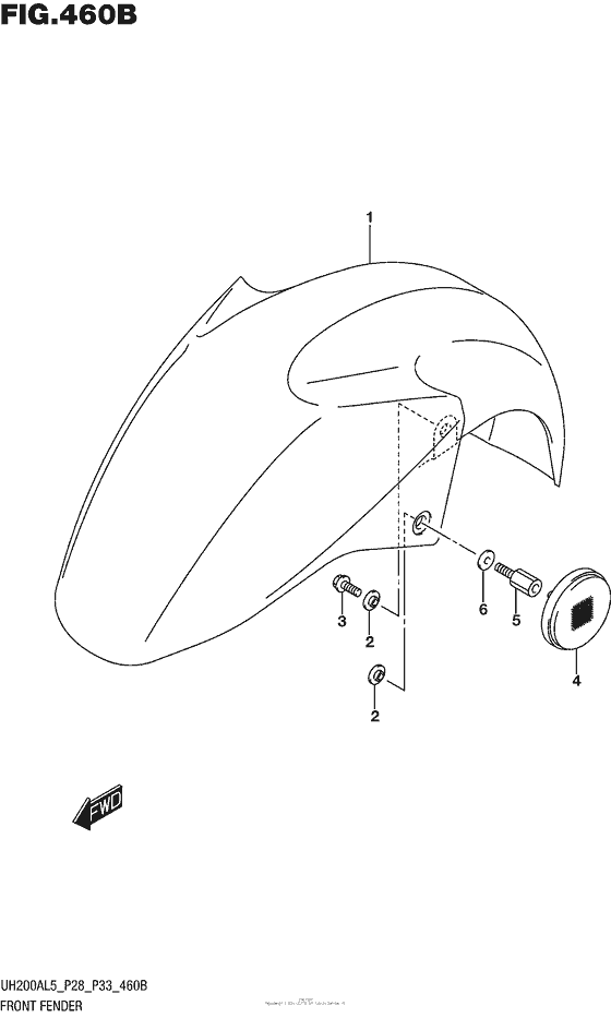 Front Fender (Uh200Al5 P33)