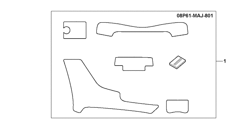 ST1100 Scuff pad set