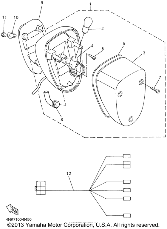 XVZ13LTLC Фонарь