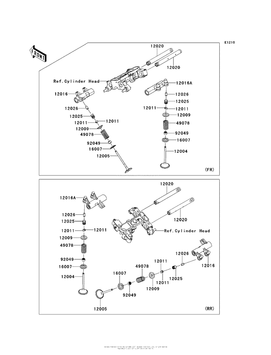 VN1700 Клапана