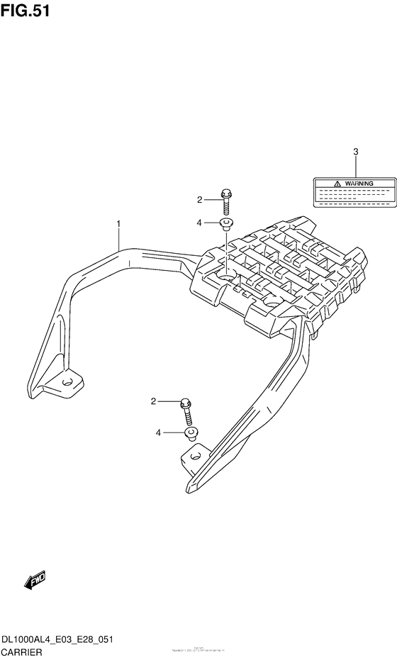 DL1000 (ABS) Carrier (Dl1000Al4 E33)
