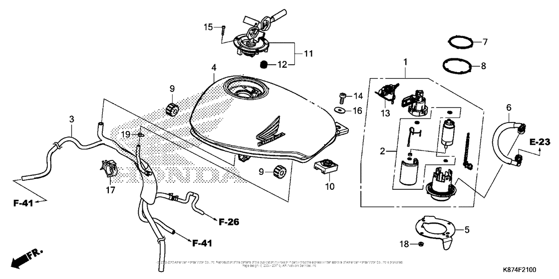 Fuel Tank + Fuel Pump
