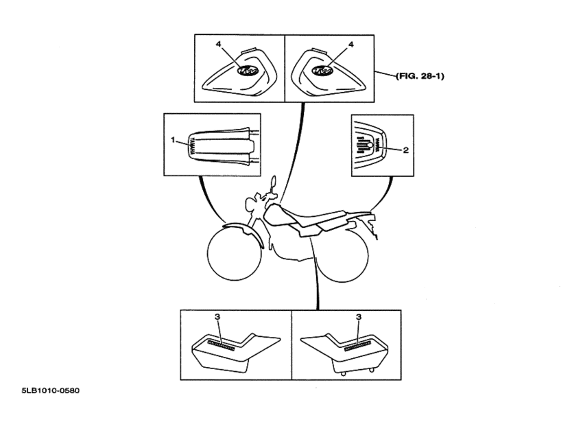 TW200E ｸﾞﾗﾌｲﾂｸ. ｴﾝﾌﾞﾚﾑ