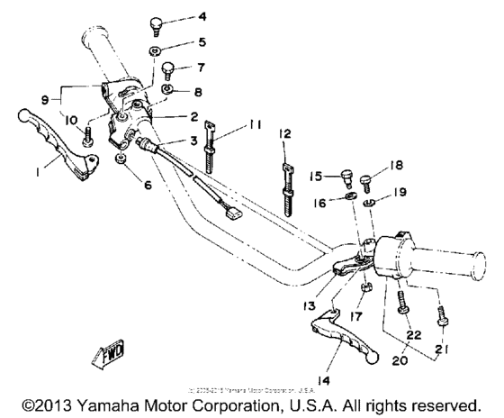 Handle switch - lever
