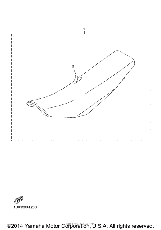 WR450FF Сиденье