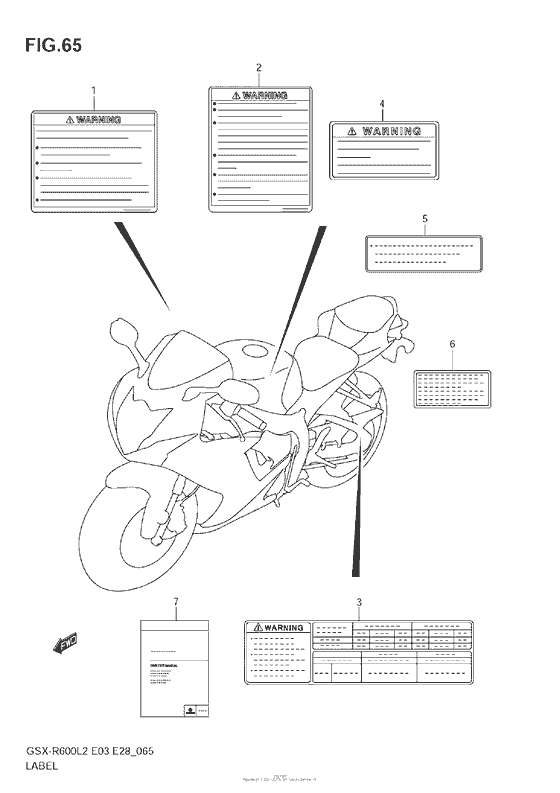 Label (Gsx-R600L2 E03)