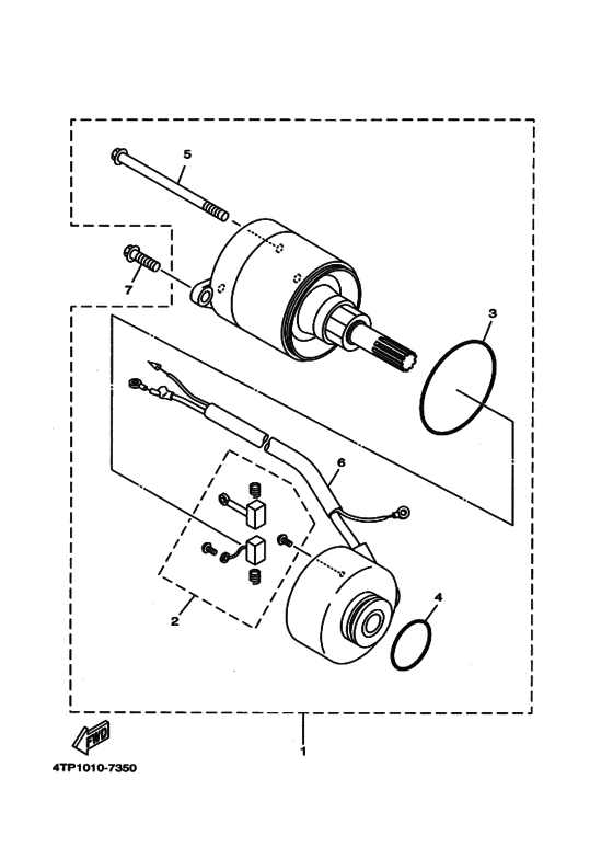 DT230 Starting motor set