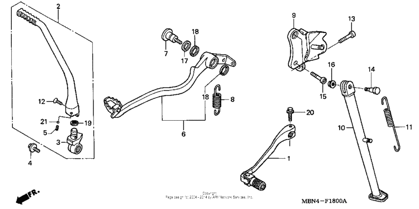 Pedal + stand