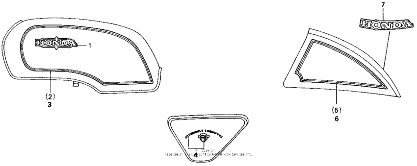 GB500 Наклейки