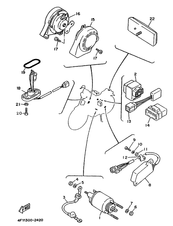 XV750 Электрика 2