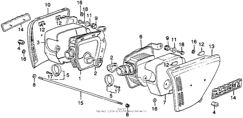 Air cleaner + side cover (1)