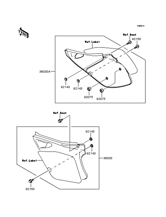  Боковые обтекатели