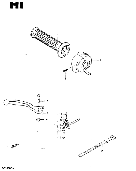 Right handle switch