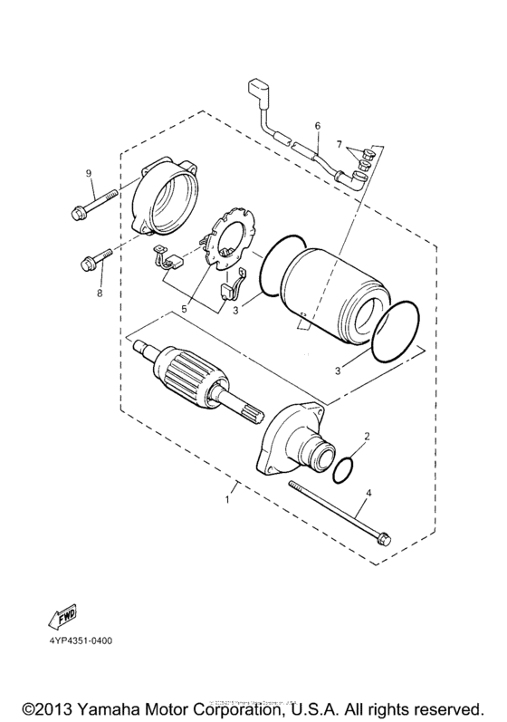 XVZ13ATM Стартер