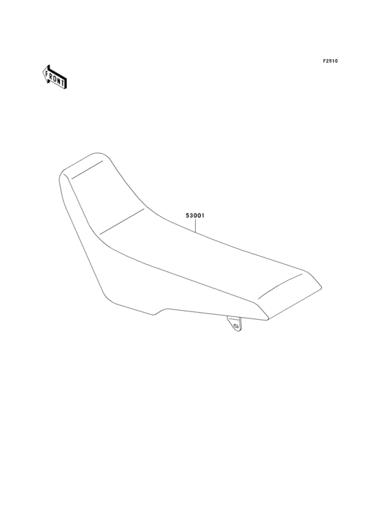 KLX250 Сиденье