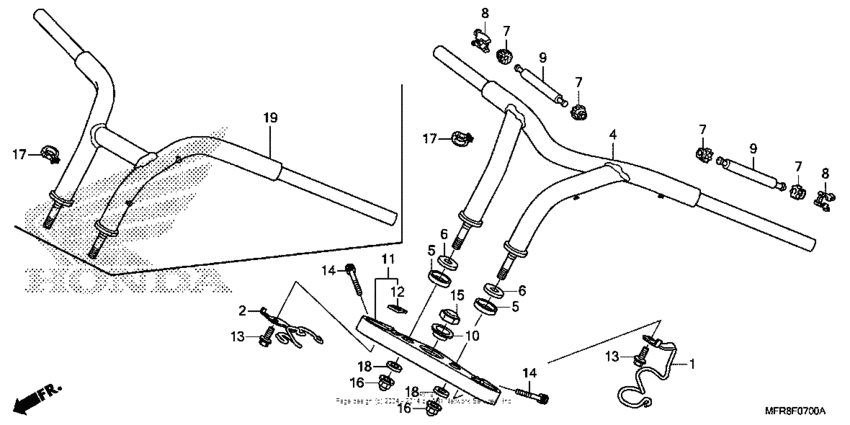 Handlebar + top bridge (1)