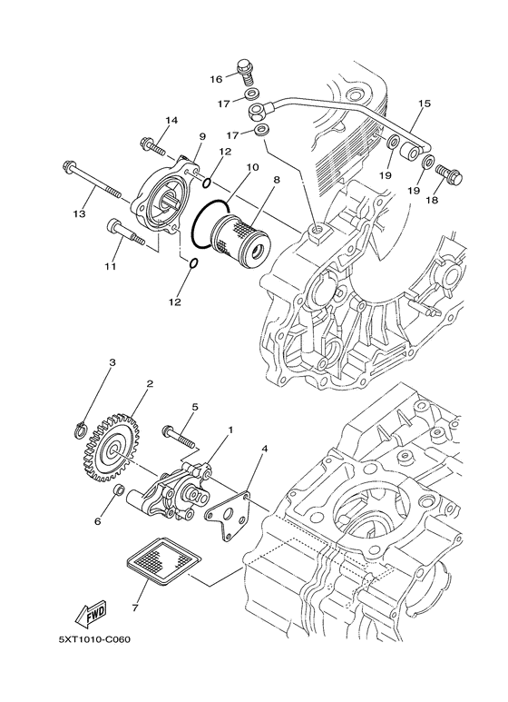 XG250 Масляный насос