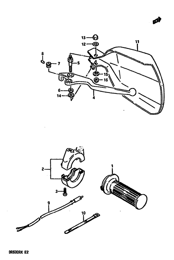 Right handle switch