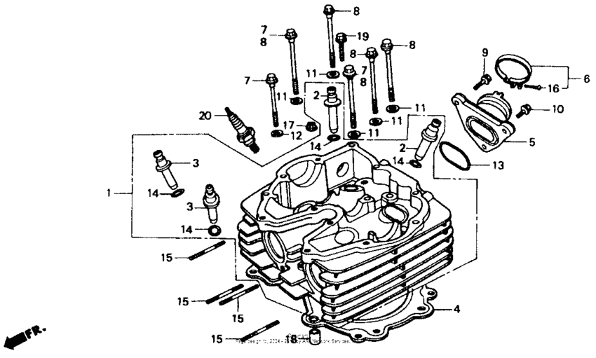 Cylinder head 88-92