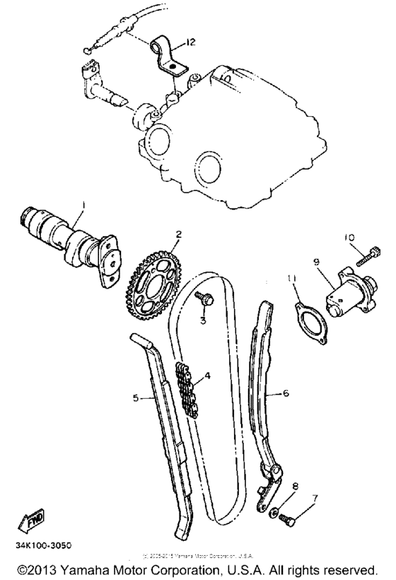 TT600L Camshaft-chain