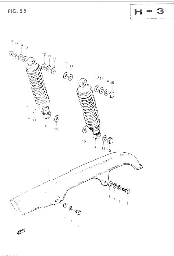 Chain case - shock absorber
