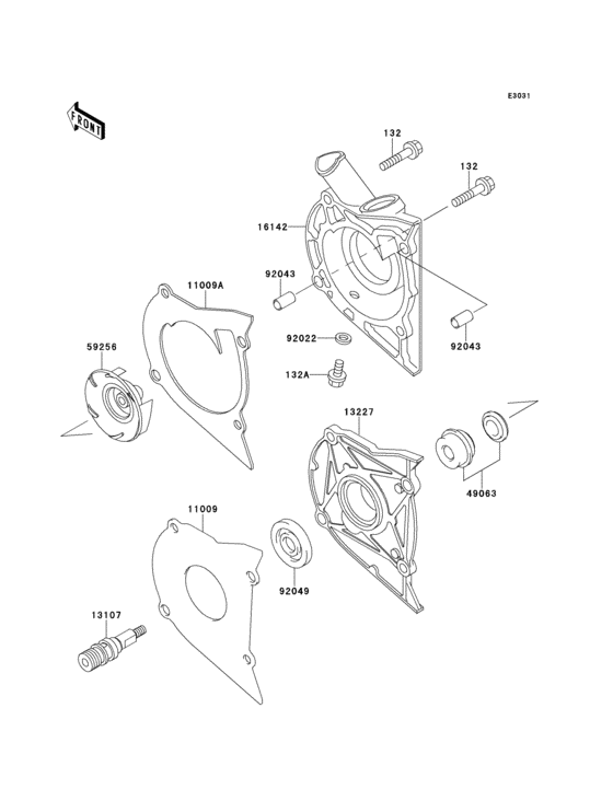 EN500 Водяной насос