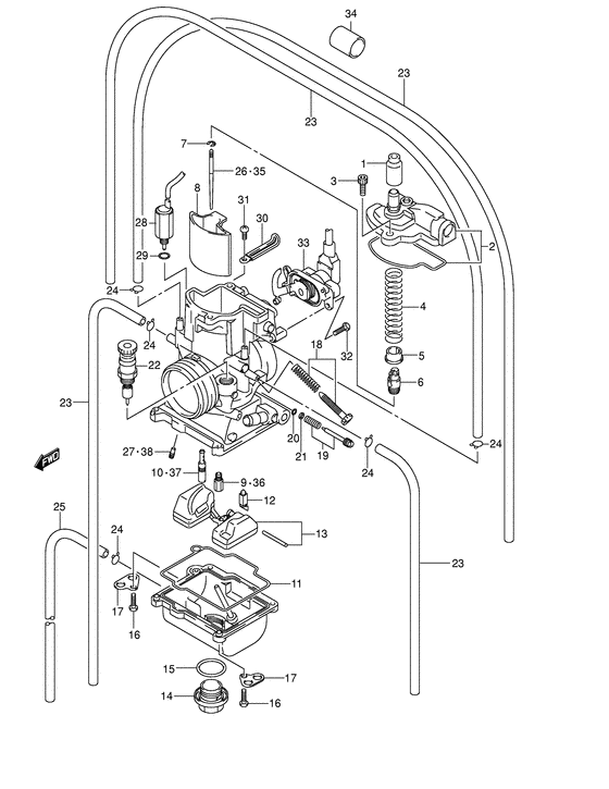 Carburetor assy