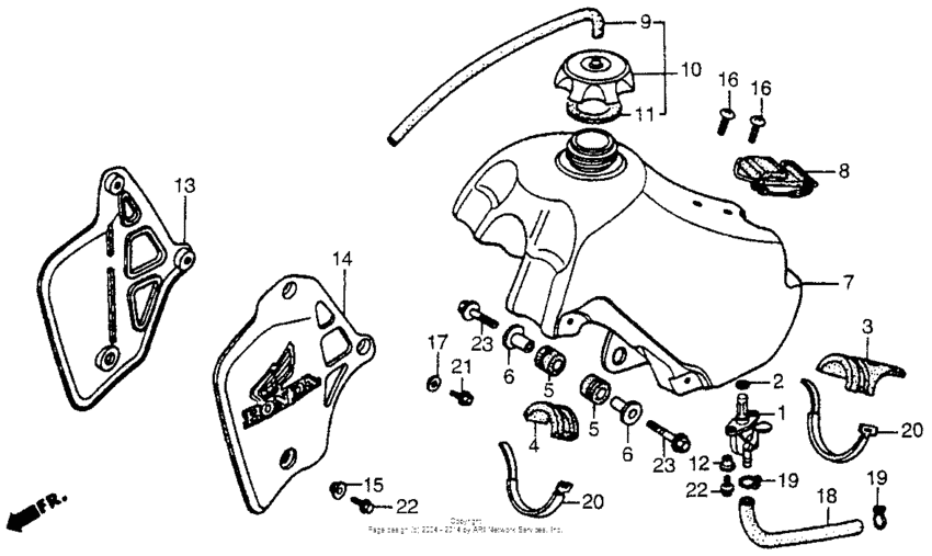 Fuel tank 84