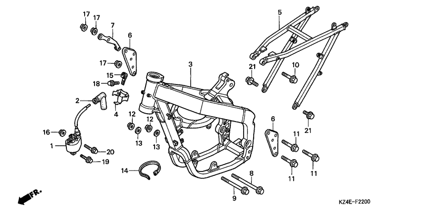 Frame body/ ignition coil