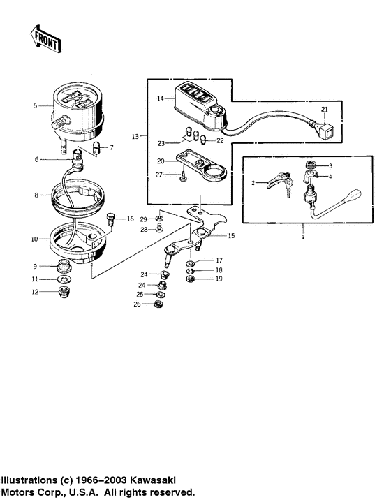 Meter/ignition switch