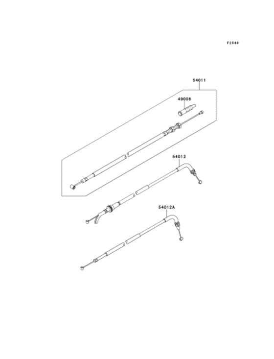 EX250 Тросы управления