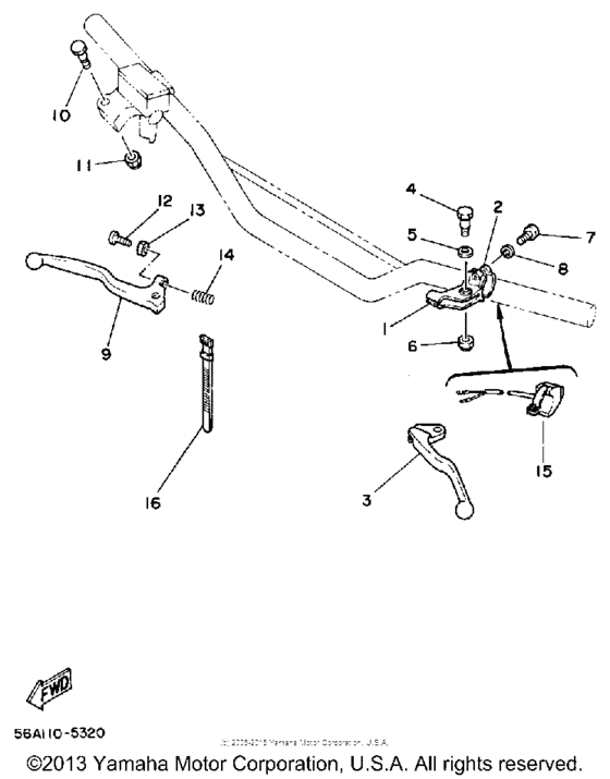  Handle switch - lever