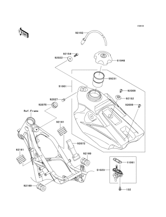  Топливный бак