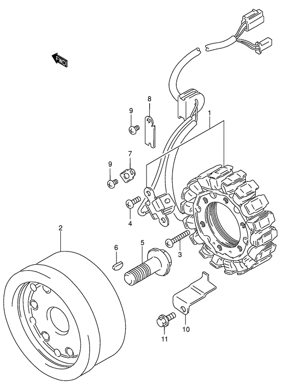 VS800 Зажигание