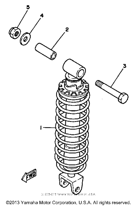 SRX250TC Амортизаторы задние