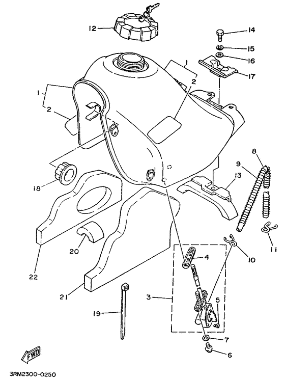  Топливный бак
