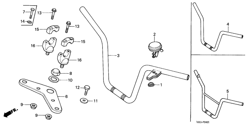 Handle pipe/top bridge