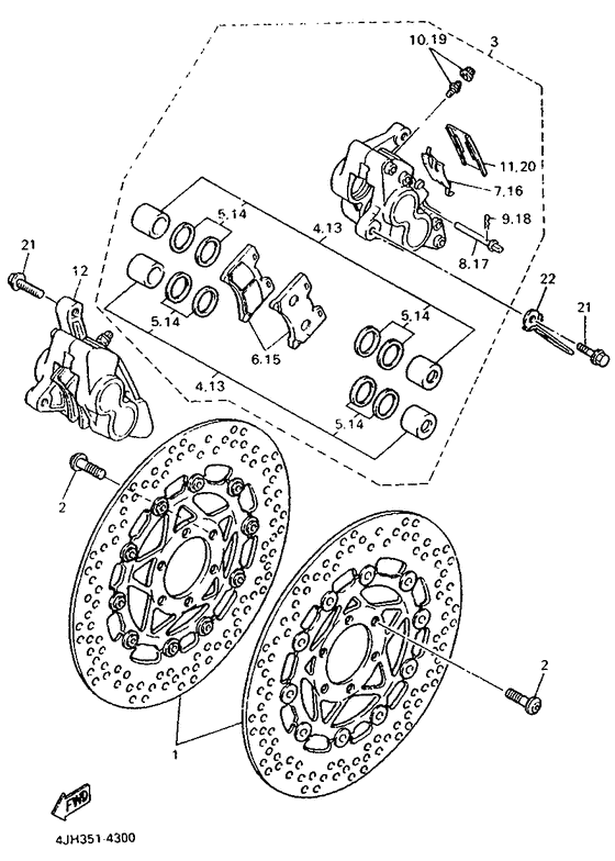 Vorderradbremssattel