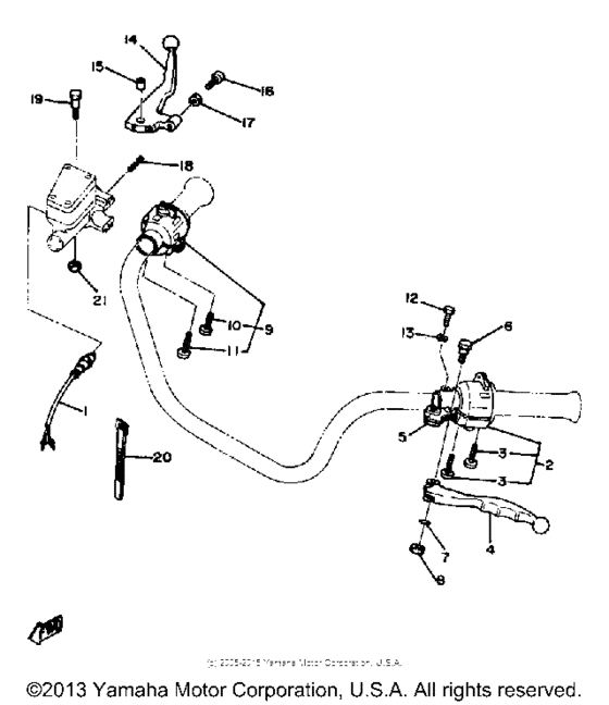 Handle switch-lever