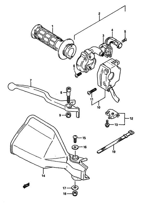 Right handle switch