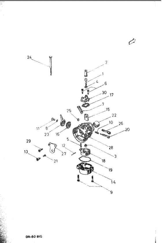 DR-50 Carburetor assy