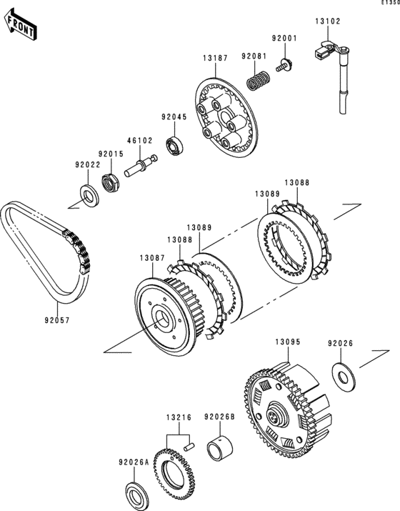 EN500 Сцепление