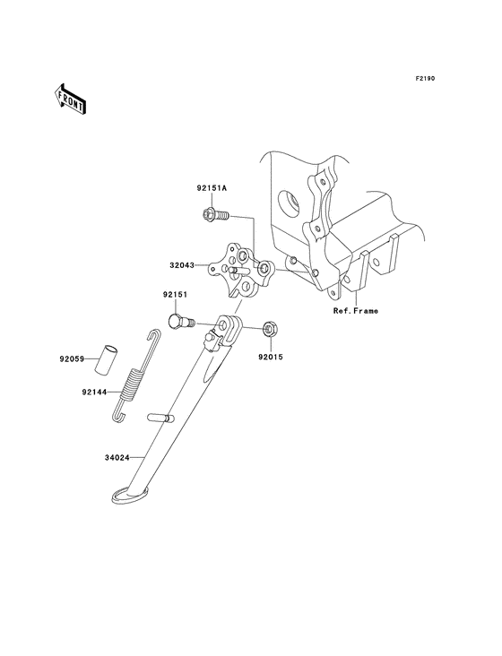 ZX600 Stand comp