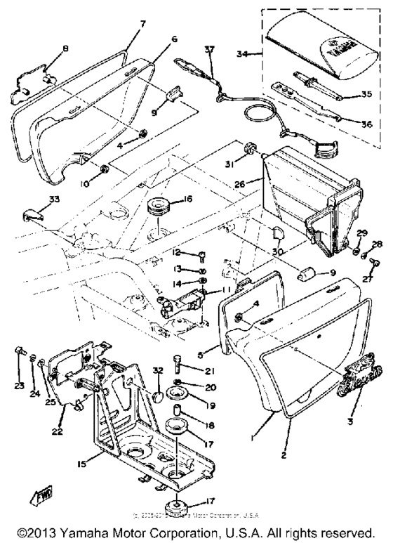 Side cover-battery box