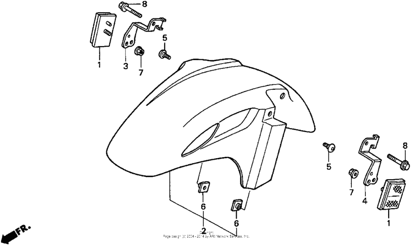  Переднее крыло