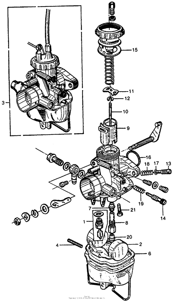 Right carburetor