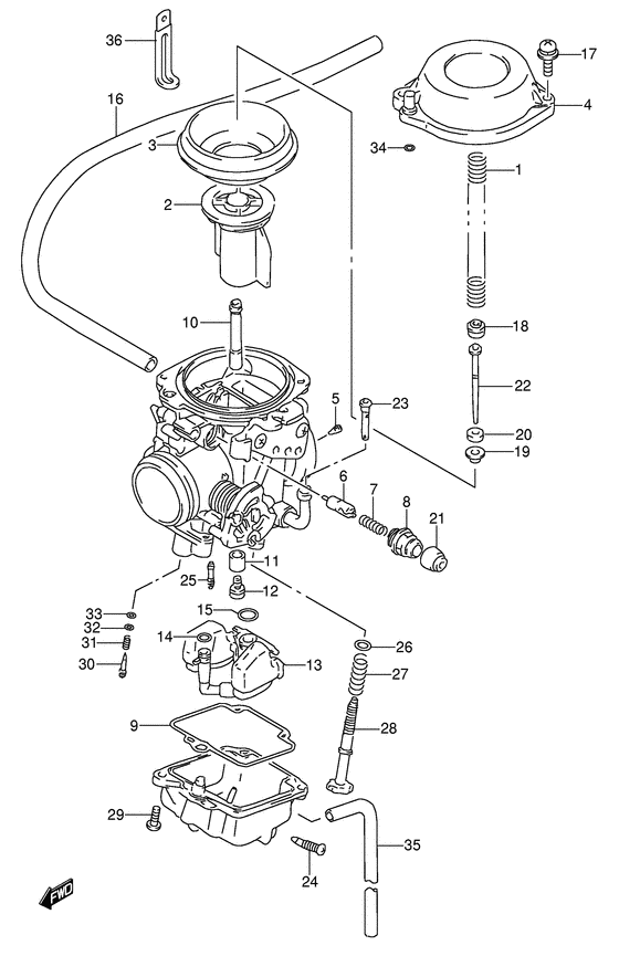 Carburetor assy