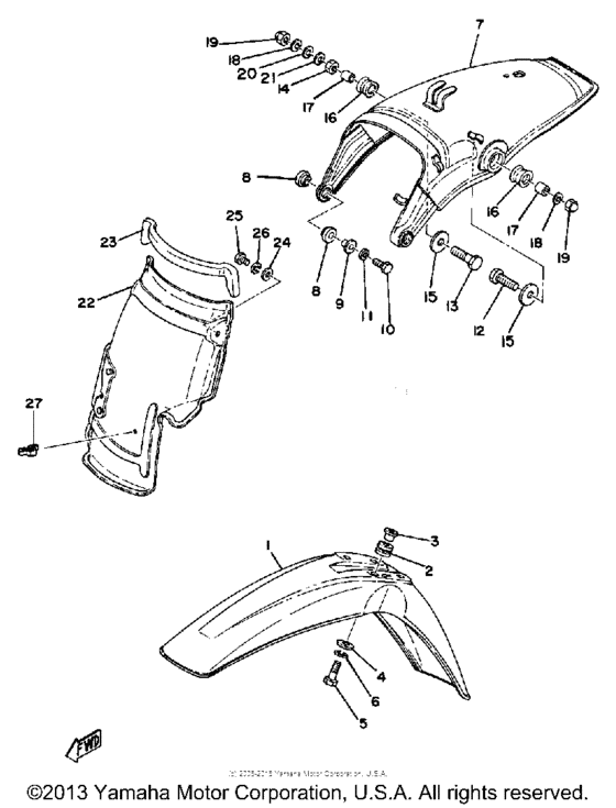 Front fender - rear fender
