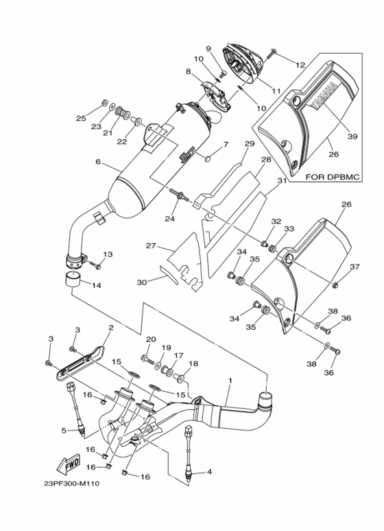 XT1200Z Выхлоп