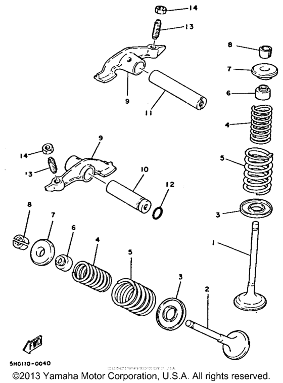 TW200 Клапана